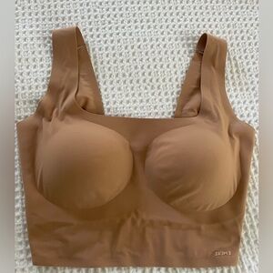 SKIMS Naked Scoop Longline Bralette in Ochre, M-DD